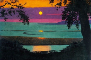 그림 에세이- 오렌지와 보랏빛의 하늘, 그레이스에서의 노을 (1918)